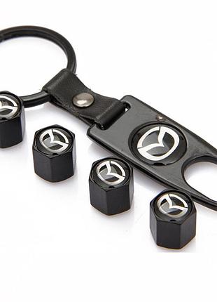 Защитные колпачки на ниппеля мазда mazda черный