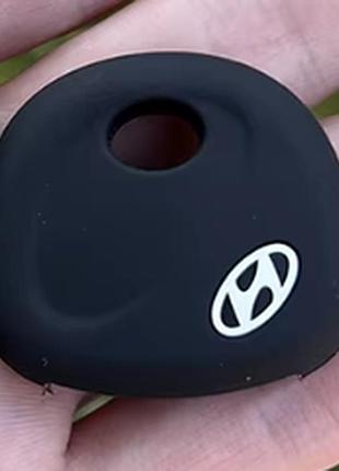 Силіконовий чохол для ключа hyundai i10,i20,i40, accent, elantra,sonata, tucson,santa fe, verna, genesis, getz,ix35