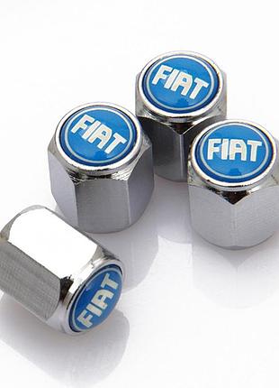 Защитные колпачки на ниппеля фиат fiat серебристый