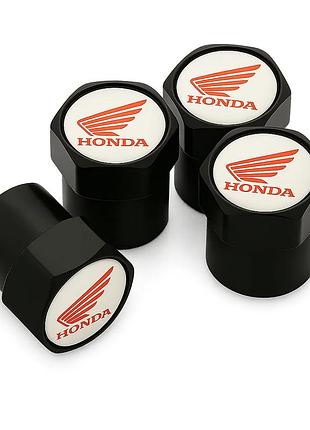 Защитные колпачки на ниппеля хонда honda черный