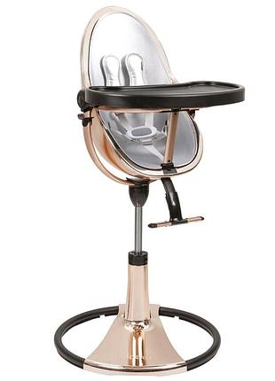 Стульчик для кормления bloom fresco chrome special edition rose gold (с вкладышем) lunar silver