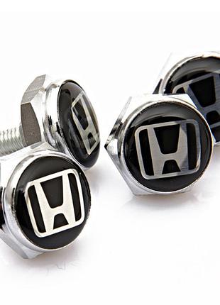 Болты номерного знака хонда honda болты крепления номера серебристый