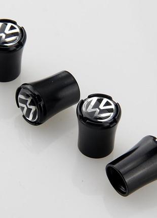 Защитные колпачки на ниппеля фольксваген volkswagen черный