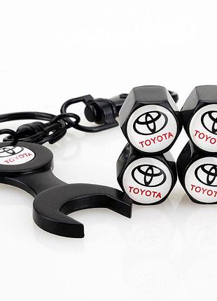 Защитные колпачки на ниппеля toyota тойота черный