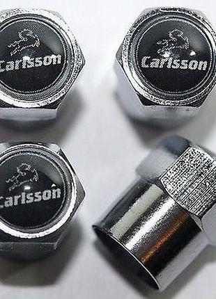 Защитные колпачки на ниппеля mercedes мерседес carlsson серебристый