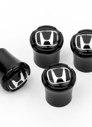 Защитные колпачки на ниппеля хонда honda черный