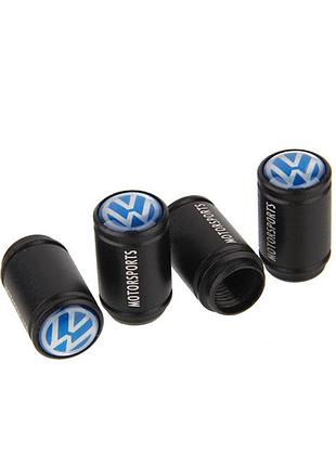 Защитные колпачки на ниппеля фольксваген volkswagen черный