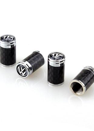 Защитные колпачки на ниппеля фольксваген volkswagen черный