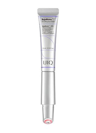 Крем для пружності шкіри навколо очей з led ems-аплікатором uiq rejubiome™ ex lifting eye cream, 15 мл