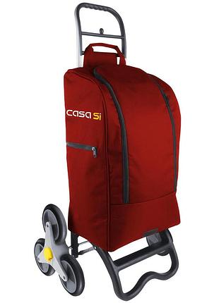 Сумка-тележка 40 л 25 кг сталь красная casa si buddy cs93077y04r