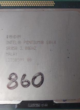 Б/у процессор intel pentium g860 socket lga1155