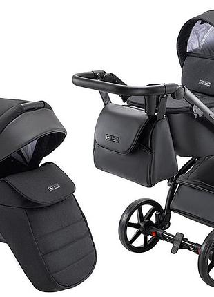 Коляска 2 в 1 adamex nola natura 11 carbon