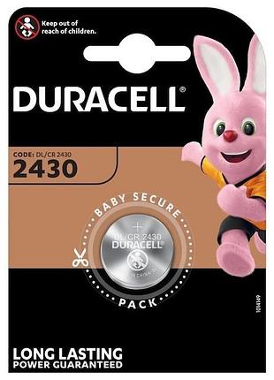 Батарейка duracell cr2430 3v литиевая (ціна за 1 шт)