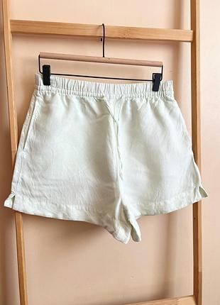 Лляні жіночі шортики від h&m
