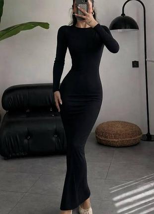 Длинное базовое платье дайвинг ❤️‍🔥 супер цена и качество