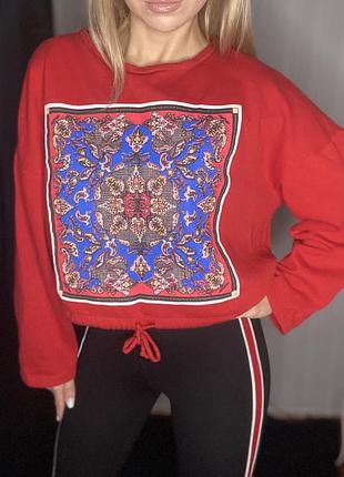 Кофта zara розмір s червона