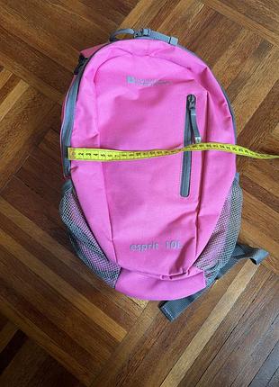 Новий компактний рожевий рюкзак mountain warehouse esprit об'ємом 10 літрів uk 🇬🇧