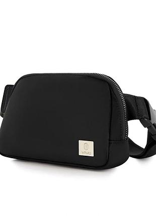Сумка wiwu lulu нейлон черный 21x13,5x5,5 см для повседневного использования и деловых встреч