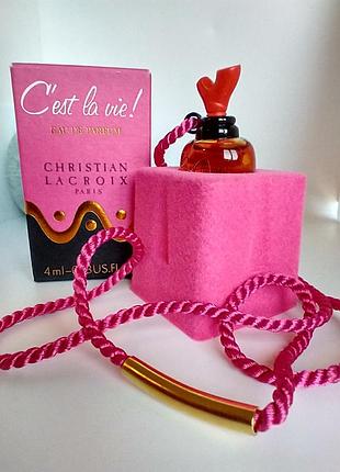 C'est la vie christian lacroix миниатюра 4мл винтаж