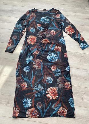 Сукня сітка довга 👗