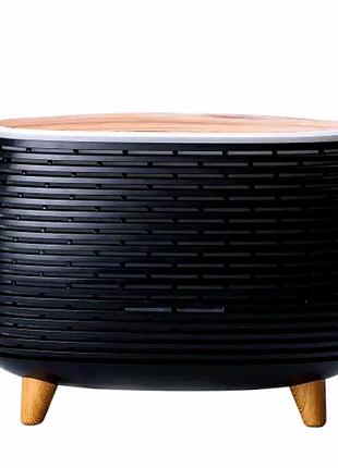 Зволожувач повітря holdmay aroma diffuser 400 мл чорний для дому та офісу з автовимкненням і підсвіткою