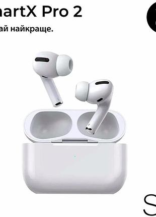 Беспроводные вакуумные наушники bluetooth 5.0 с шумоподавлением 70% белые smartx pro 2 luxury