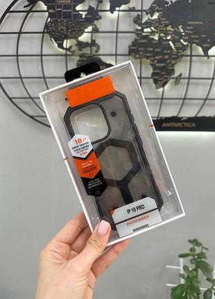 Броньований чохол iphone 16 pro з magsafe armorhex, протиударний чохол на iphone 16 pro з magsafe