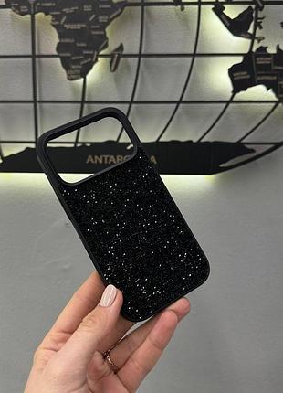 Премиум чехол со стразами для айфона 17 про,чехол tpu swarovski с блеском для iphone 17 pro