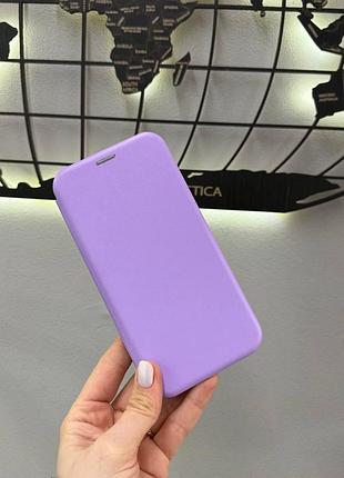 Чохол-книжка business leather для samsung a15 4g/5g, шкіряний чохол-книжка самсунг a15 4g/5g (ліловий)