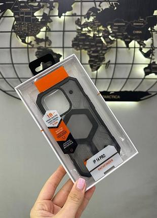 Бронированный чехол iphone 14 pro с magsafe armorhex, противоударный чехол на iphone 14 pro с magsafe