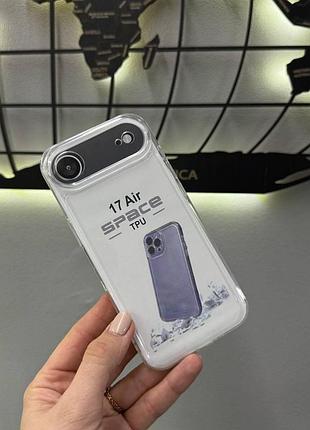 Чехол прозрачный space для iphone air,прозрачный силиконовый чехол на айфон air
