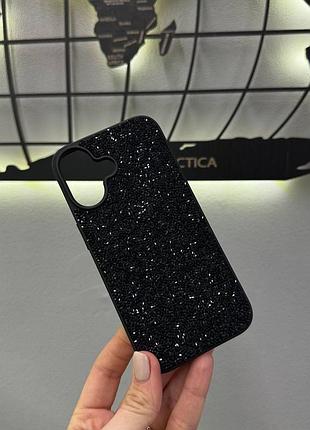 Чехол tpu swarovski с блеском для iphone 16,премиум чехол со стразами для айфона 16