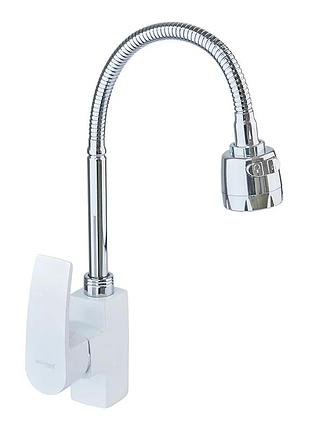 Смеситель для кухни mixxus magnum 011 (nut) white-chrome refl (mi6205)