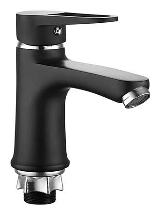 Смеситель для умывальника mixxus elba 001 (nut) black (без подвода) (mi6578)
