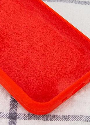Чехол silicone case full protective (aa) no logo для apple iphone 13 (6.1") красный / red 3