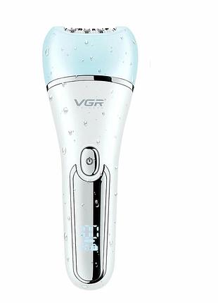 Беспроводной эпилятор 6 в 1 для лица и тела мощность 5 вт usb белый vgr v-733