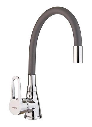 Смеситель для кухни zerix sop7 045 reflector gray (zx4651)