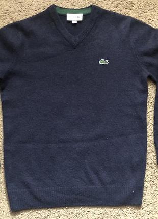 Свитер lacoste, 100% шерсть, оригінал