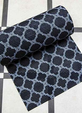 Килимок у ванну 15009-2 black 0,65*15м тм bona domus