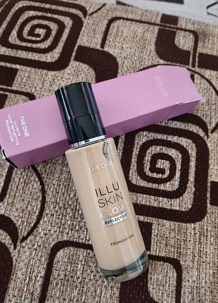 Тональная основа с эффектом сияния the one illuskin glow reflective 46332
