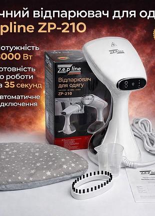Отпариватель вертикальный zepline zp-210 белый паровой утюг отпариватель для одежды мощностью 3000 вт портативный отпариватель