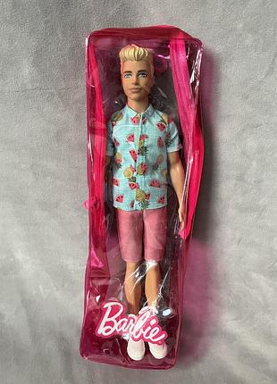 Лялька barbie fashionistas кен в сорочці з фруктами (dwk44/gyb04)