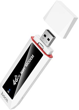 Портативний модем wifi роутер hoco hi43 150mbps (sim) 2100 mah white