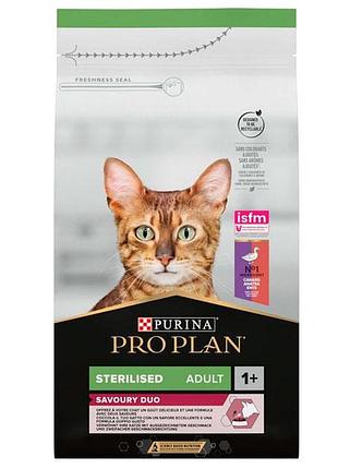 Pro plan sterilised сухий корм для стерилізованих кішок з качкою, печінкою та рисом 10кг