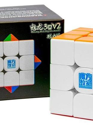 Магнітний кубик рубика 3х3 meilong 3m v2 magnetic moyu