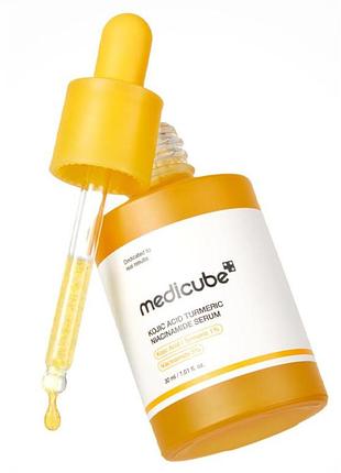 Осветляющая сыворотка medicine kojic acid turmeric niacinamide serum 30мл