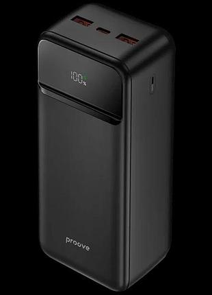Повербанк с быстрой зарядкой proove illuminator 2 22.5w 30000mah черный (pbip30212201)