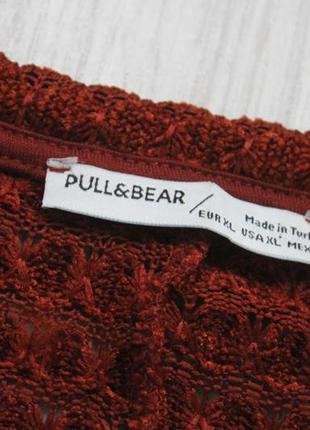 Терракотовая кофточка pull and bear2 фото