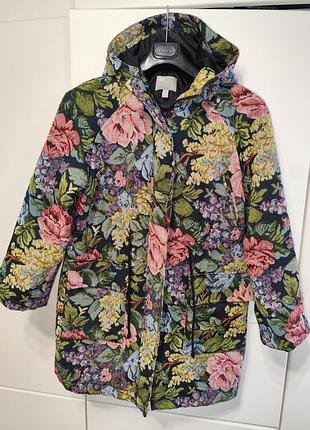 Гобеленовое пальто от бренда asos design.