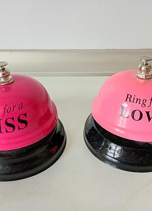 Звонок ring for kiss, ring for love настольный сволок